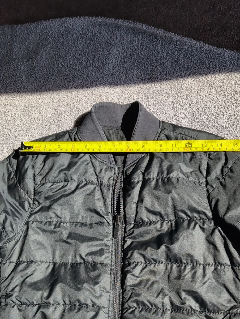 Lululemon Black Reversible Bomber Jacket Size 4